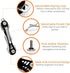 EM Premium Products Compact Key Holder - Pocket Key Organizer - 14 Keys Key Bar...