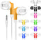 Kids Bulk Earbuds 30 Pack Wholesale Earbuds Headphones Bulk Perfect for School Classroom Libraries Students Multi Colored Individually Bagged......