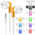 Kids Bulk Earbuds 30 Pack Wholesale Earbuds Headphones Bulk Perfect for School Classroom Libraries Students Multi Colored Individually Bagged......