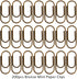 200 Fat Mini Paper Clip Super Cute Tiny Paperclips 3/5 Inch Bronze Copper Steel Clips in Silver Tinplate Paper Clips Holder for Office School Home...