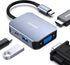 BENFEI USB C HUB 4in1, USB Type-C to HDMI VGA Adapter, USB C to USB Adapter, USB Type-C Power Delivery, Compatible with iPhone 15 Pro/Max, MacBook...
