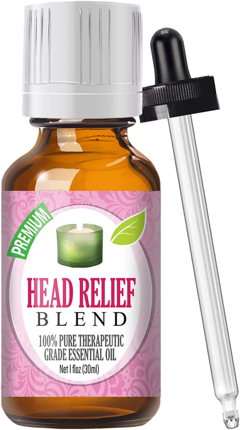 Healing Solutions Head Relief Blend Essential Oil - 100% Pure Therapeutic Grade - 30ml - Aromatherapy Oils...
