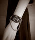 Punk Skull Men's Wrist Watch&Women's Watch,Skull Flip Cover Watch,Skull Ornament+Chain Elements,Fashion for Cosplay Lovers...