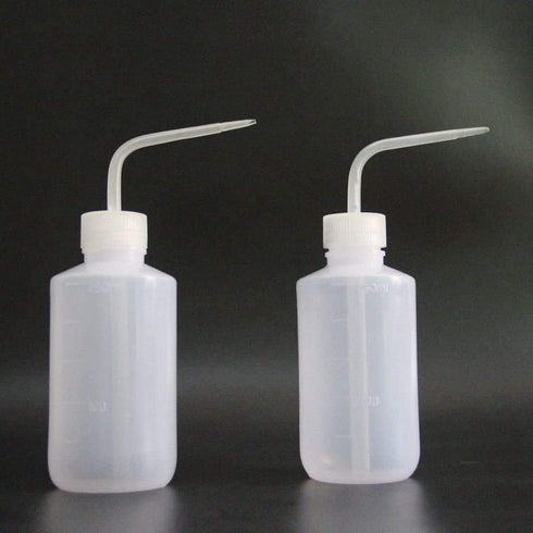 Wash bottles,3pcs 250ml Plastic Safety Wash Bottle Convenient Transparent Squeeze Bottle for Medical Laber Supplies Green Soap Cleaning Washing Bo...