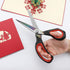 LIVINGO 2 Pack Premium Tailor Scissors Heavy Duty Multi-Purpose Titanium Coating Forged Stainless Steel Sewing Fabric Leather Dressmaking Comfort ...
