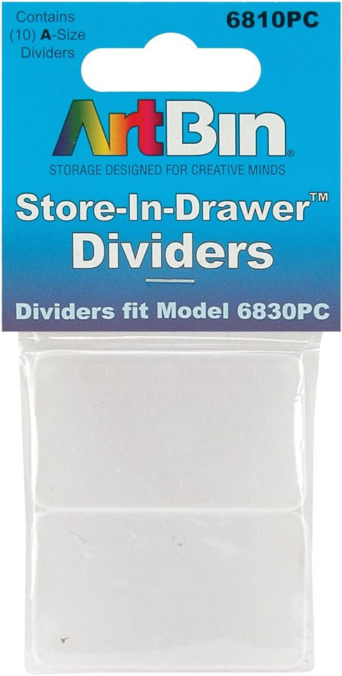 ArtBin 6810PC Divider 10-Pack for ArtBin 6830PC Store In Drawer Cabinet, Organizer Accessory, Pack of 10...