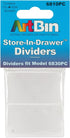 ArtBin 6810PC Divider 10-Pack for ArtBin 6830PC Store In Drawer Cabinet, Organizer Accessory, Pack of 10...