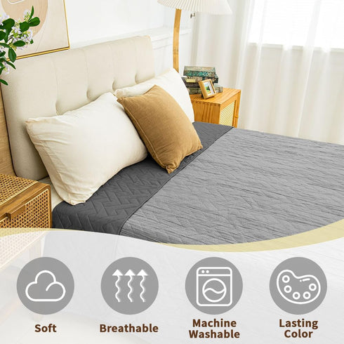 Ameritex 100% Waterproof Dog Bed Blankets double Sided Dog Couch Cover Knurling Pattern pet bed cover Reversible Furniture Couch Sofa Car for Pupp...