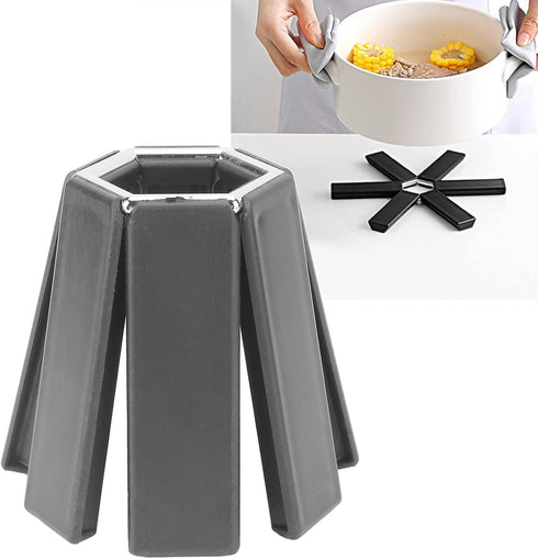 Folding Heat Resistant Pad,Heat Insulated Pad Folding Hot Pot Holder Mat for Lipstick Wax Melting,Collapsible Dish Pan Mats...