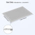 LeMotech 2pc Junction Box Mounting Plate ABS Plastic Internal Panel w/Screws for Installation on Electrical Box with Latches 7.56"x5.55"...