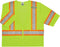 Ergodyne unisex adult Two-tone - Class 3 Two Tone Vest Zipper, Lime, Small-Medium US...