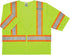 Ergodyne unisex adult Two-tone - Class 3 Two Tone Vest Zipper, Lime, Small-Medium US...