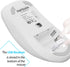 memzuoix 2.4G Wireless Mouse, 1200 DPI Computer Wireless Mouse with USB Receiver, Portable Wireless USB Mouse Battery Powered Cordless Mouse for L...
