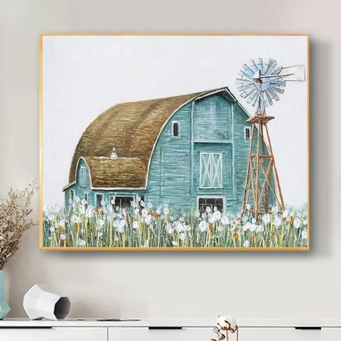 BOMUVI Paint by Numbers for Adults Beginner Paint by Numbers for Adults Farm Paint by Number Kits Acrylic Painting White Flower Paint by Number Ki...