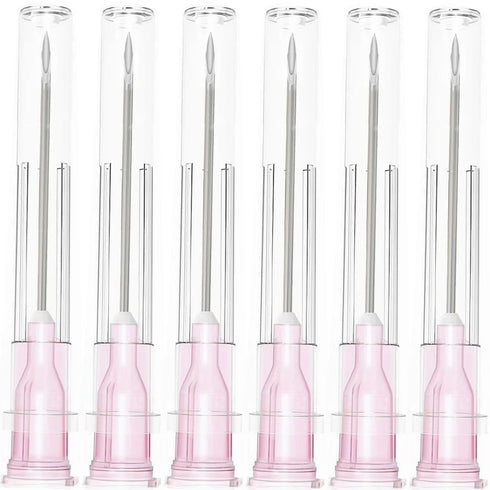 100-Pack 1-1/2 Inch 18Ga Luer Lock Needle with Cap Science Lab Supplies Individually Sealed...
