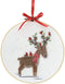Embroidery Kit Christmas Deer Ornaments Awesocrafts Full Range of Embroidery Starter Kits for Beginners Adults Kids DIY Handmade Easy Patterns (De...