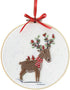 Embroidery Kit Christmas Deer Ornaments Awesocrafts Full Range of Embroidery Starter Kits for Beginners Adults Kids DIY Handmade Easy Patterns (De...