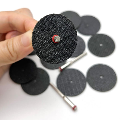 50 Pcs Cutting Discs Rotary Tool with 4 Mandrels Cut Off Wheels 1-1/4'' Fiberglass Reinforced Cutting Wheel with Cutting Rotary Tool Accessory for...