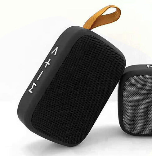 Yoidesu MiniSpeaker with Hand Strap, Subwoofer, Memory Card, Portable Wireless Speaker, Black...