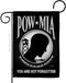 POW/MIA Garden Flag - Armed Forces Service All Branches Support Honor United State American Military Veteran Official - House Decoration Banner Sm...