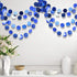 Cheerland Royal Blue Circle Garland Glitter Hanging Polka Dots Streamer Banner Backdrop Kids Birthday Party Decoration Wedding Graduation Ramadan ...