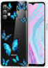Phone Case for Galaxy A32 5G, Samsung A32 5G Case for Girls Women, Clear Slim Shockproof Pattern Soft Flexible TPU Back Phone Protective Cover Cas...
