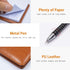 Xhwykzz 7 Pcs Small Pocket Notepad Holder Set, Pocket Notebook with pen for offices, schools, restaurants (Brown)...