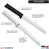 Rada Cutlery 6" Bread Knife (W236), Stainless Steel Hollow Ground Serrated Blade, Made in USA, Black Handle...