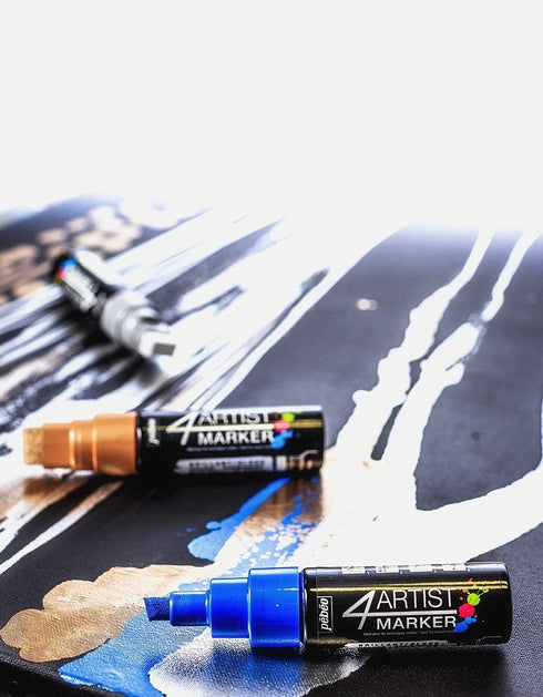 Pebeo 4Artist Marker, Oil Paint Markers, Basic Set of 5 x 4 mm...
