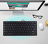 Mini Keyboard Wired Ultra-Thin 78 Keys USB Keyboards,Portable Spanish Keyboard USB for Desktop Computer,Suitable for Both Office and Games,Black...