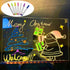 LYW Glowing Acrylic Marker Board, LED Note Board with Colors, Acrylic Dry Erase Board with 7 Color Pen Light Clear Desktop Note Memo Board, LED Le...