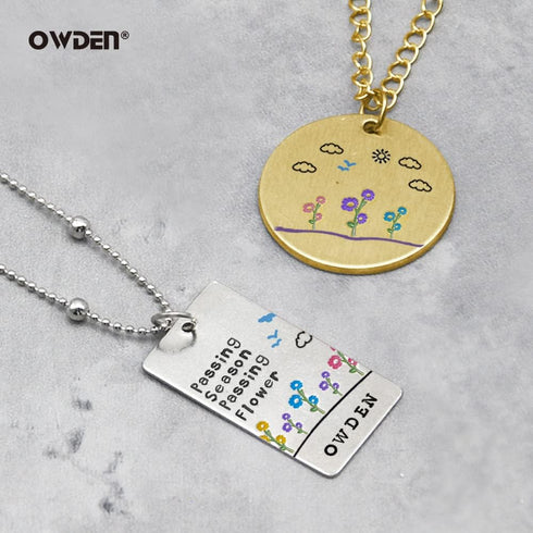 2 Sizes Metal Design Stamps Kit for Jewelry DIY Stamping Making. (Flower-2)...