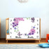Baby Age Blanket Purple Floral Butterfly Baby Monthly Milestone Blanket Newborn Photo Baby Memory Blanket for Girls 48x40 Inch Baby Growth Chart S...