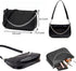 Crossbody Bag for Women Leather Chain Strap Side Shoulder Handbag With Coin Purse Pouch, 3 Removable Shoulder Straps...