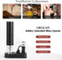 CIRCLE JOY Electric Wine Openers Set - Battery Powered Motorized Operated Cordless Automatic Corkscrew Opener Puller Kit with Attached Foil Cutter...