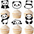 Panda Cupcake Toppers Picks 24pcs - Panda Party Supplies Birthday & Baby Shower...