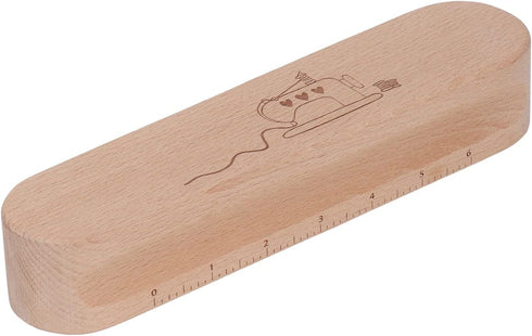 Professional Hardwood Tailors Clapper, Quilters Pressing and Seam Flattening Tool with Ironing Cloth for Creating Crisp Flat Seems Sewing Quilting...