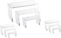N'ice Packaging® 9 Piece Set - Clear Acrylic Display Risers, Acrylic Clear Riser Set...