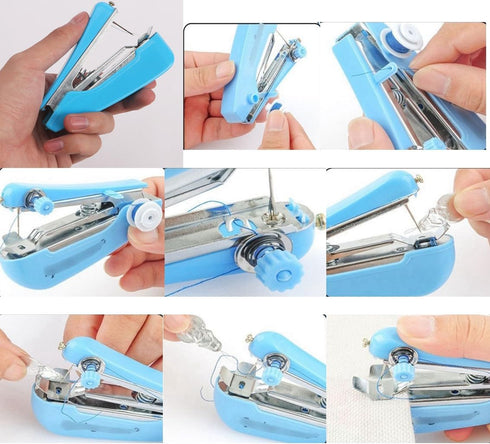 Handheld Sewing Machine,Mini Single Stitch Handheld Sewing Machine Portable Cordless Sewing Machine for Home Travel Use, Sew Quick Mending Machine...