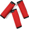 Cosmos Pack of 3 Neoprene Luggage Handle Wrap Handle Grip Luggage Identifier for Travel Bag Luggage Suitcase (Red Color)...