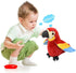 (Patent) Cute Mimicry Pet Talking Parrot Repeats What You Say Plush Animal Toy Electronic Parrot Plush Toy, Animal Toy, Talking Bird,Birthday Pres...