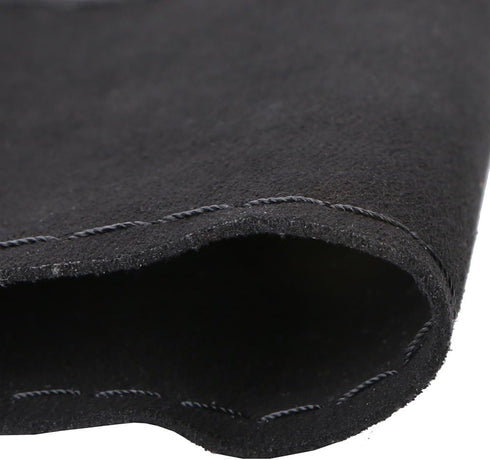 16.5 Inch Universal Suede Car Steering Wheel Cover with Needle & Thread, Skidproof Automobile Handlebar Fuzzy Material Covers Protecting Vehicle S...