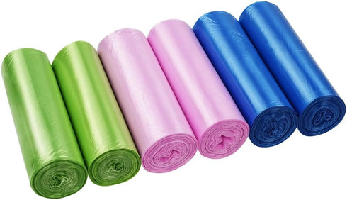 10 Gallon Kitchen Trash Bags, 120 Counts/ 6 Rolls...