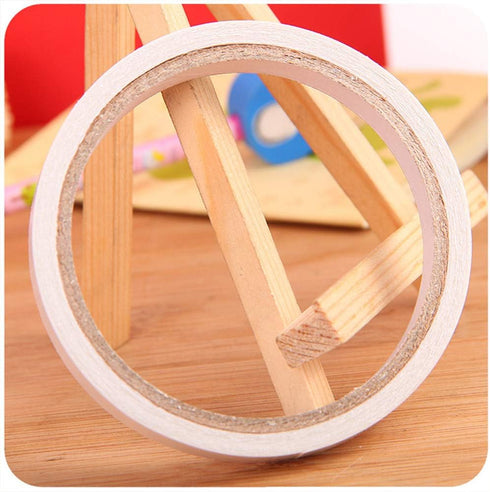 Minelife 10 Rolls 1/4 inch Double Sided Tape Adhesive Sticky Tapes Thin for Clothes, Arts, Crafts, Photography, Scrapbooking, Tear-by-Hand, Paper ...