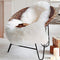 LOCHAS Deluxe Super Soft Fluffy Shaggy Home Decor Faux Sheepskin Rug for Bedroom Floor Sofa Chair, Chair Cover Seat Pad Couch Pad Area Carpet, 2ft...