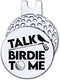Talk Birdie to Me Golf Ball Marker with Magnetic Hat Clip, Funny Golf Accessories and Golf Gifts for Men Women Dad Mom Grandpa, Birthday for Golfe...