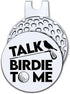 Talk Birdie to Me Golf Ball Marker with Magnetic Hat Clip, Funny Golf Accessories and Golf Gifts for Men Women Dad Mom Grandpa, Birthday for Golfe...