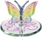 Glass Baron Butterfly Rianbow Flutter Glass Figurine from Roy Rose Jewelry...