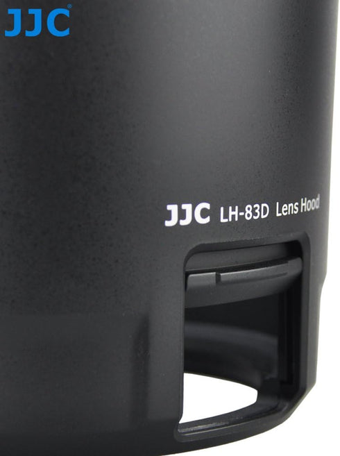 JW LH-83D BLACK Reversible Lens Hood For CANON EF 100-400mm f/4.5-5.6L IS II USM Lens w/ CPL ND Filter Adjustment Window replaces Canon ET-83D + J...