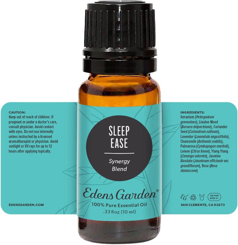 Edens Garden Sleep Ease Essential Oil Blend- 100% Pure Premium Grade, Undiluted, Natural, Therapeutic, Aromatherapy, The Best for Diffusing, Candl...